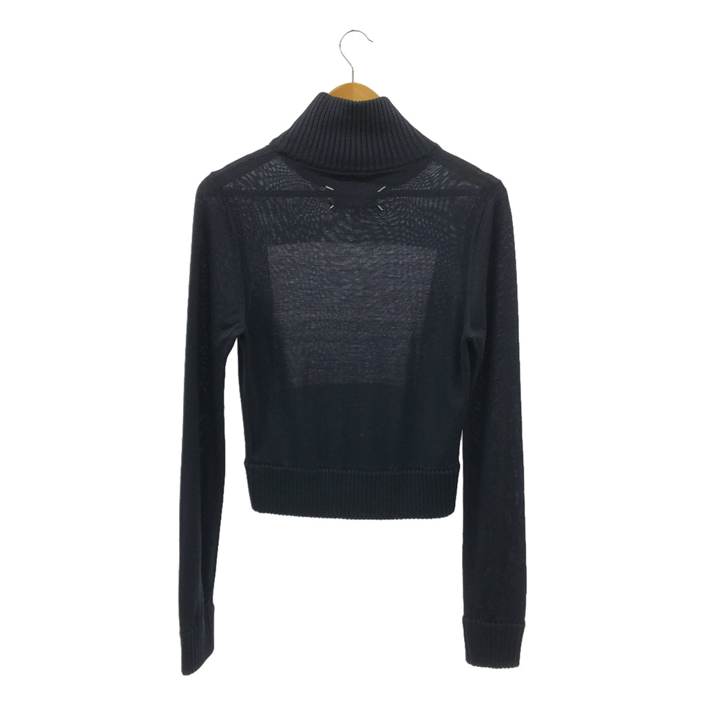 Maison Martin Margiela |雙色高領針織 |海軍 |女性的