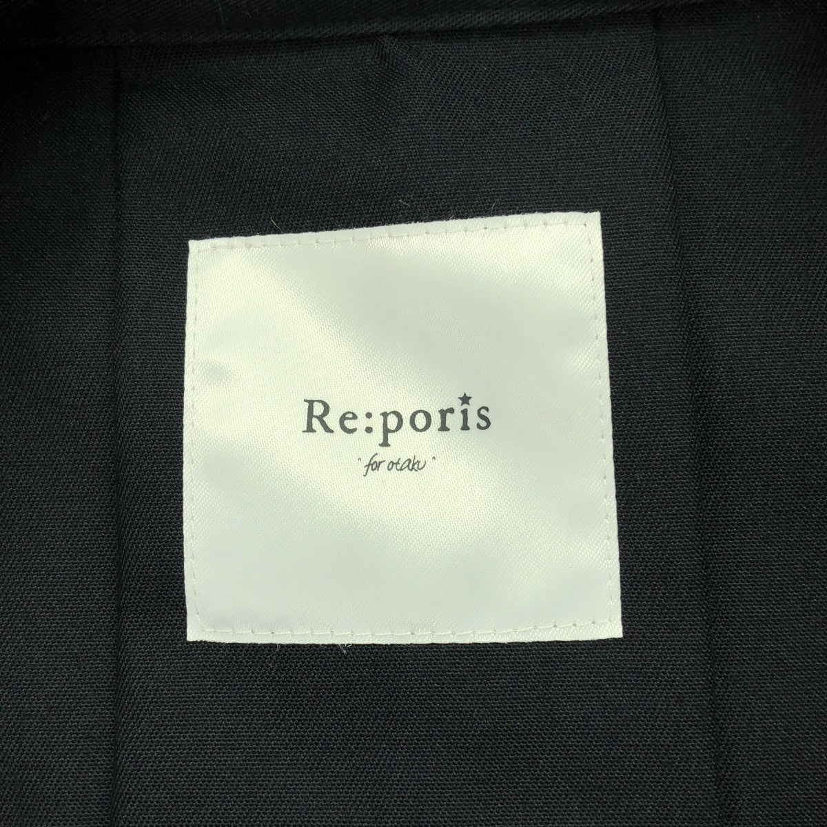 【新品】  Re:poris / レポリス | storm double flap オープンカラー ノースリーブ ロングワンピース | F | ネイビー | レディース