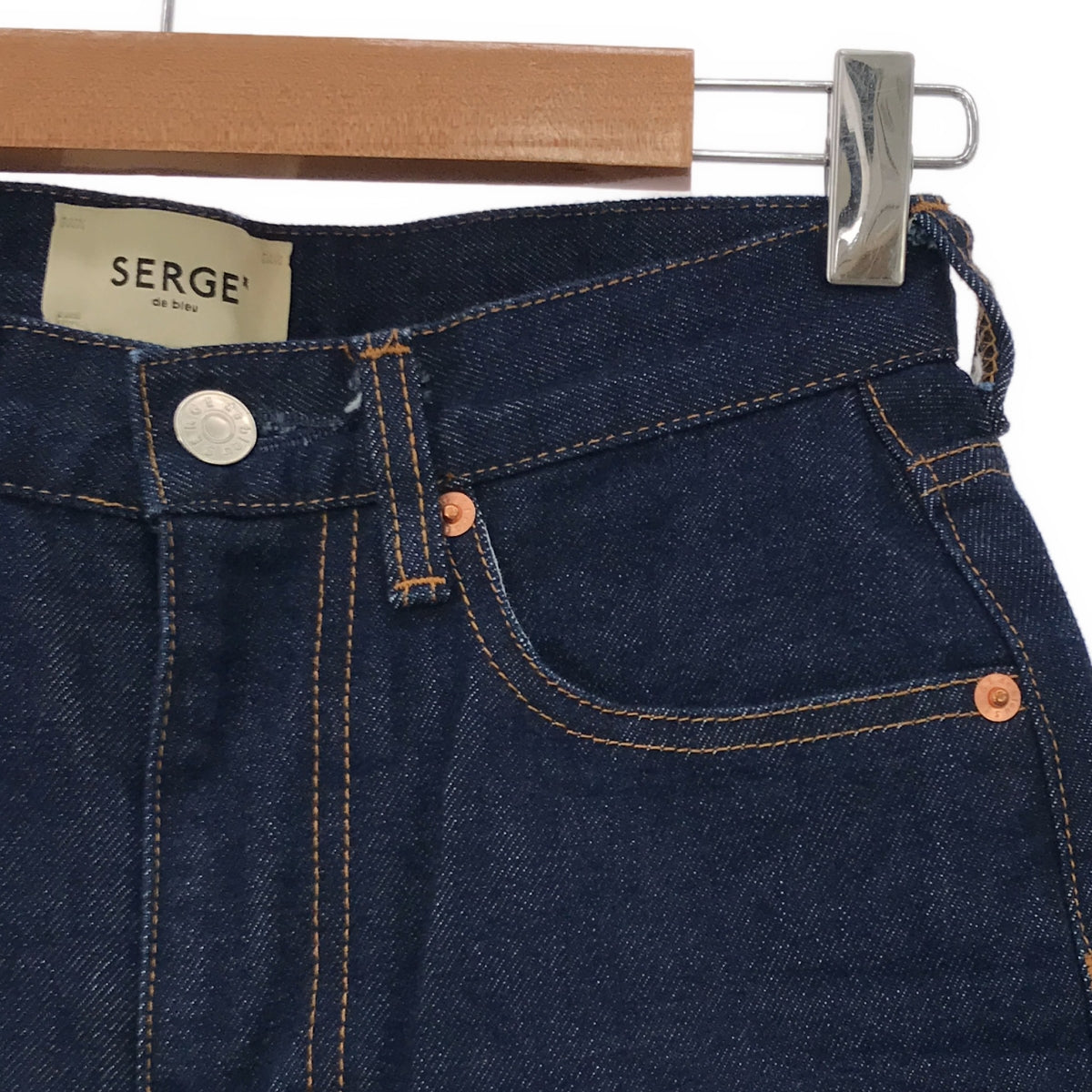 SERGE de bleu / Serge | Dark blue denim pants | 24 |