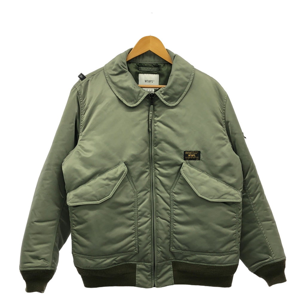 WTAPS / ダブルタップス | CWU JACKET NYLON TWILL ナイロン ツイル ジャケット | 2 | カーキ | メンズ