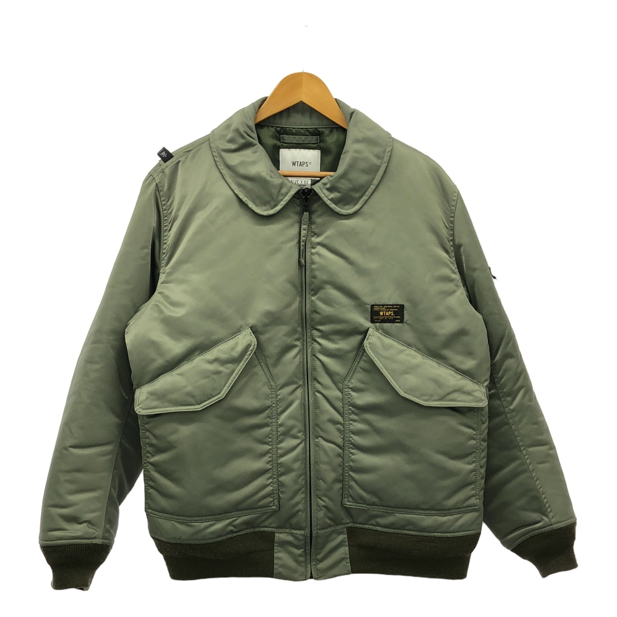 WTAPS / ダブルタップス | CWU JACKET NYLON TWILL ナイロン ツイル ジャケット | 2 | カーキ | メンズ