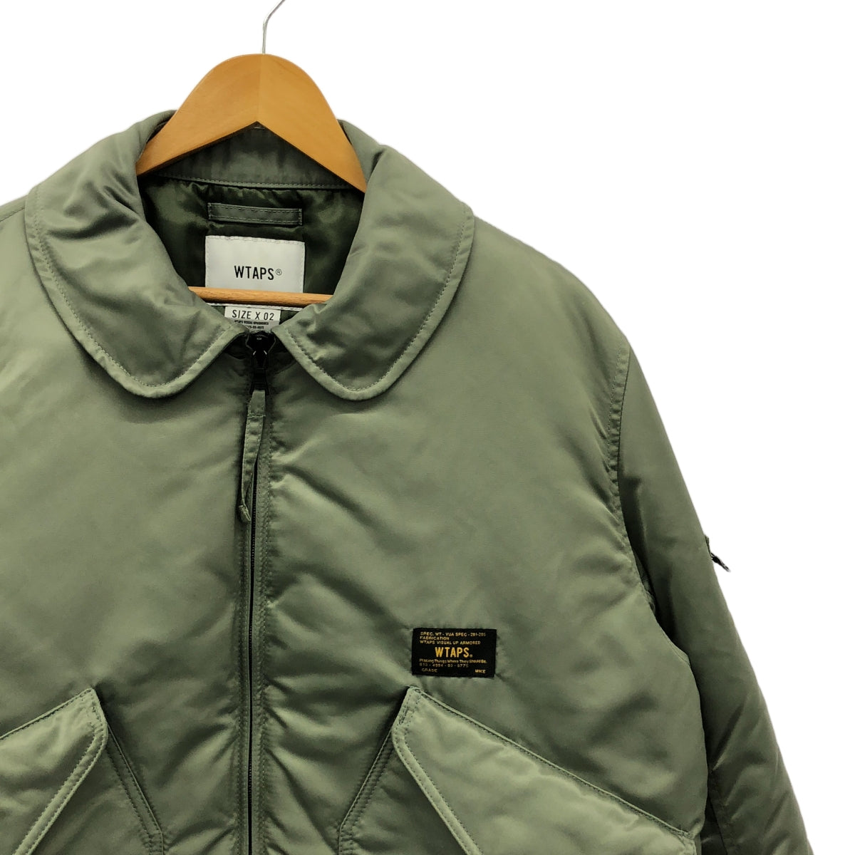 WTAPS / ダブルタップス | CWU JACKET NYLON TWILL ナイロン ツイル ジャケット | 2 | カーキ | メンズ