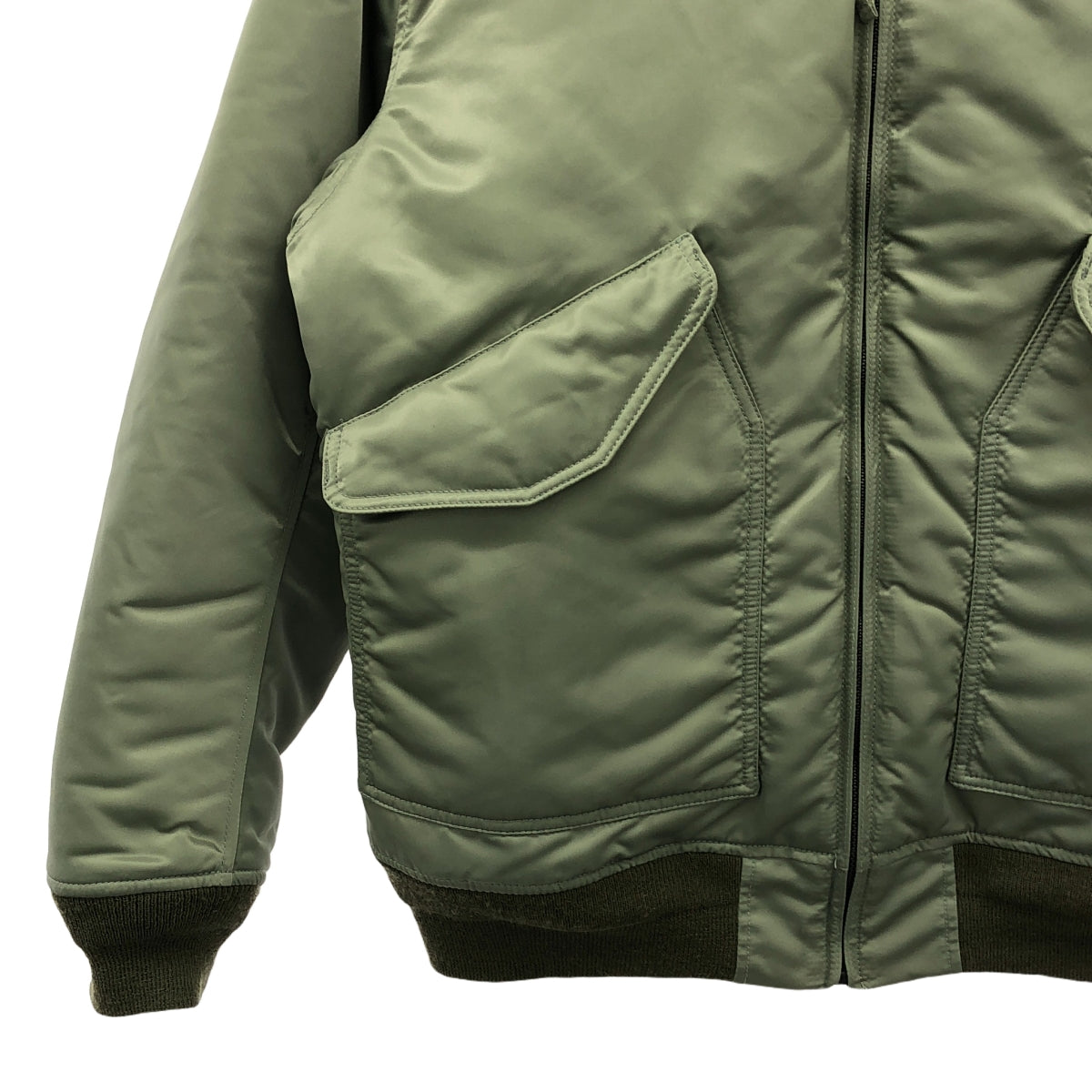 WTAPS / ダブルタップス | CWU JACKET NYLON TWILL ナイロン ツイル ジャケット | 2 | カーキ | メンズ