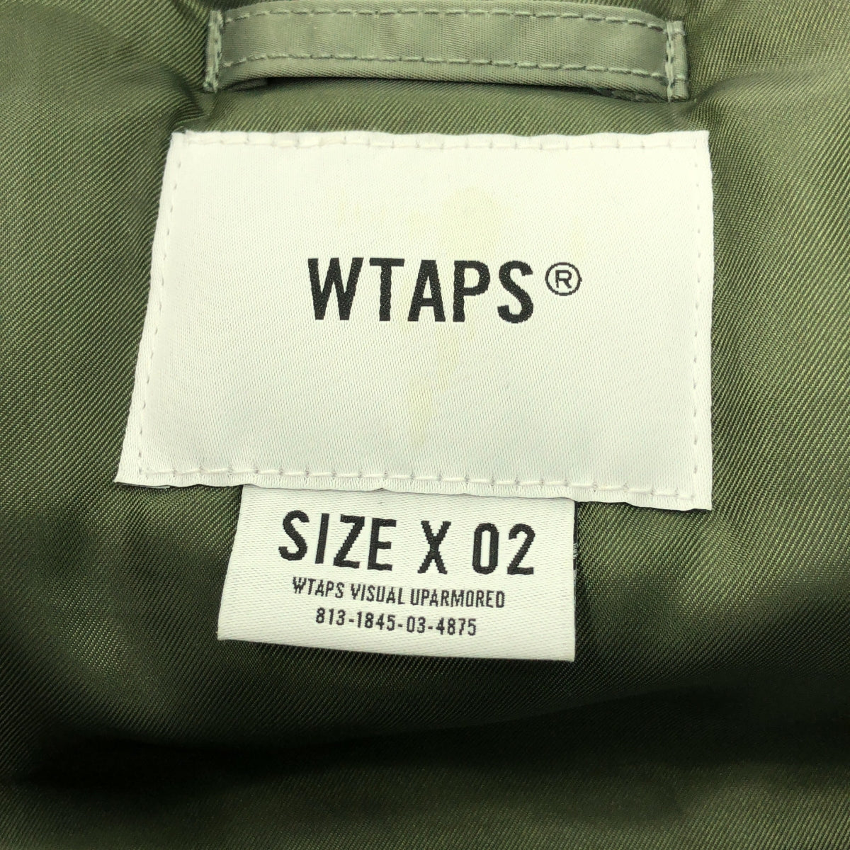 WTAPS / ダブルタップス | CWU JACKET NYLON TWILL ナイロン ツイル ジャケット | 2 | カーキ | メンズ