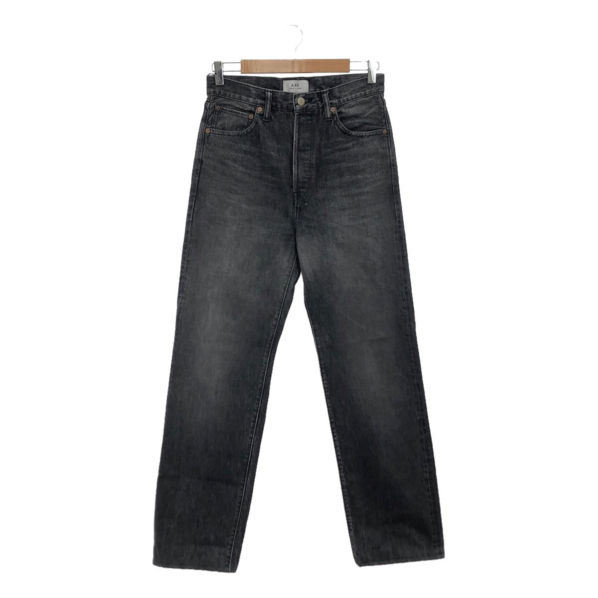 ARK / Ark | MADISON / A04-1 / Black GarmentWash Regular / Selvedge Black Denim Pants | 30 | Men's