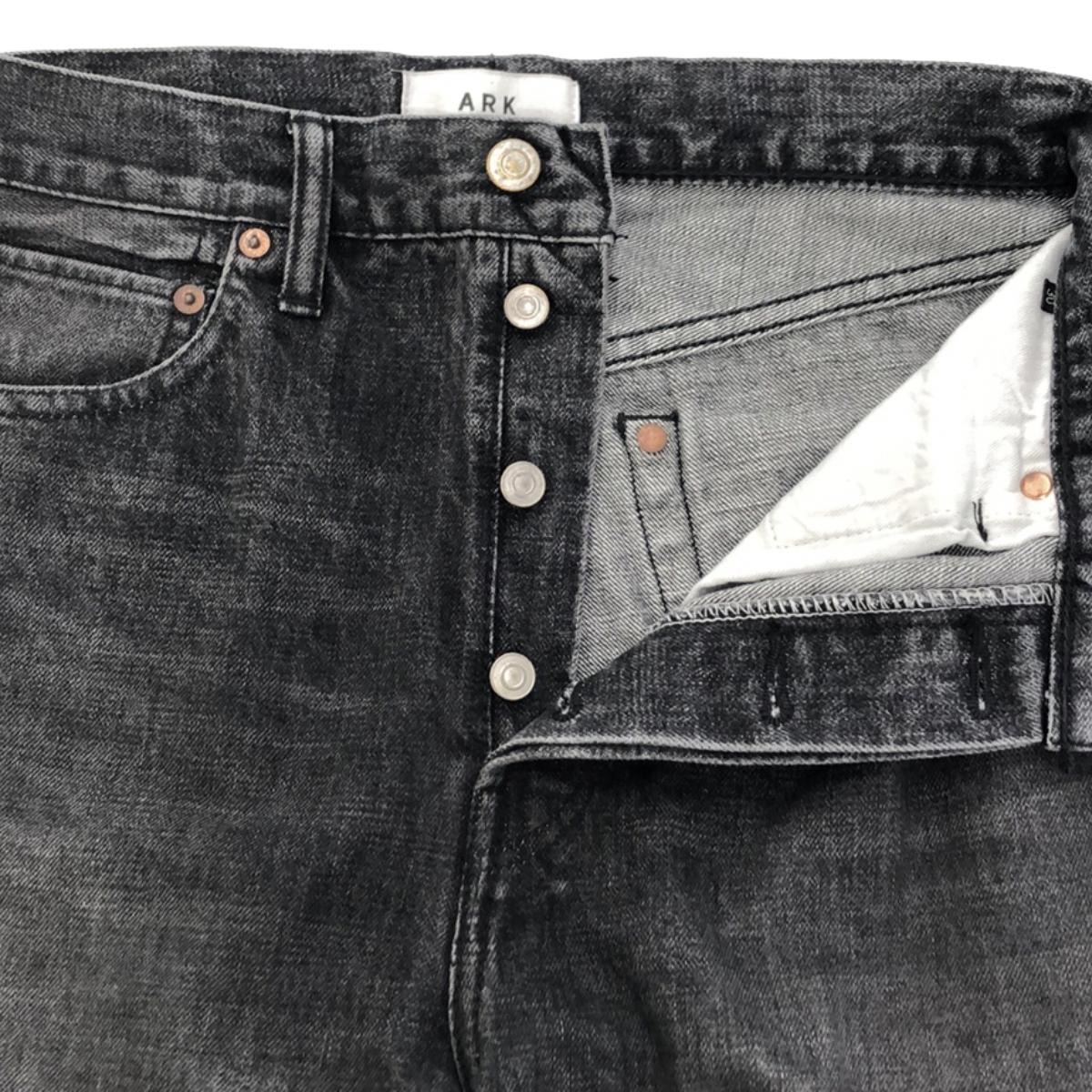 ARK / Ark | MADISON / A04-1 / Black GarmentWash Regular / Selvedge Black Denim Pants | 30 | Men's