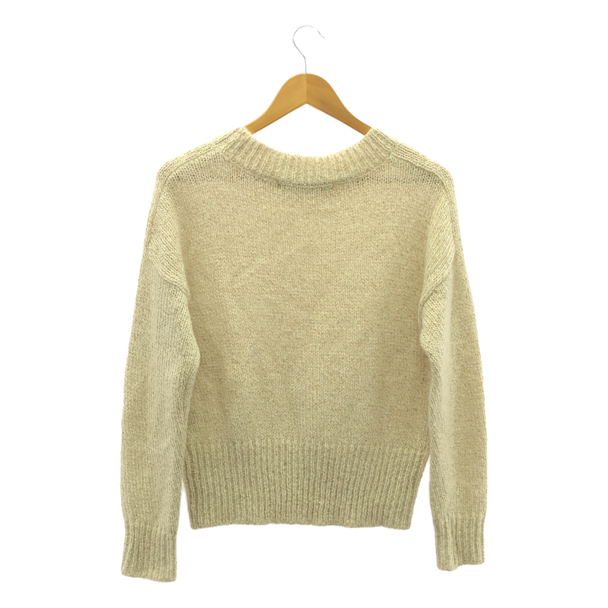 martinique / 마르티니크 | 스팽글 보트 넥 니트 | F | 아이보리 | 여성