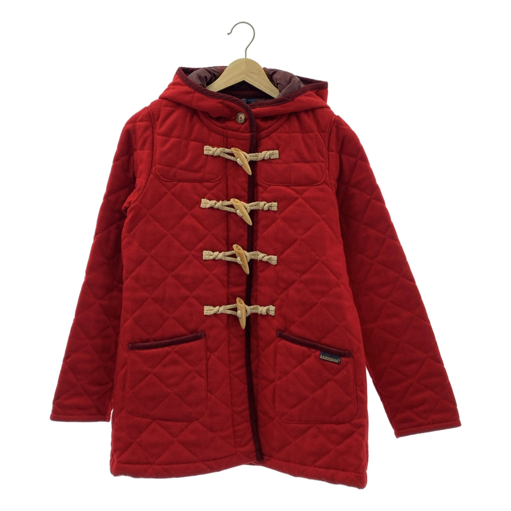 LAVENHAM | 羊毛絎縫連帽大衣 | S碼 | 紅色 | 女款