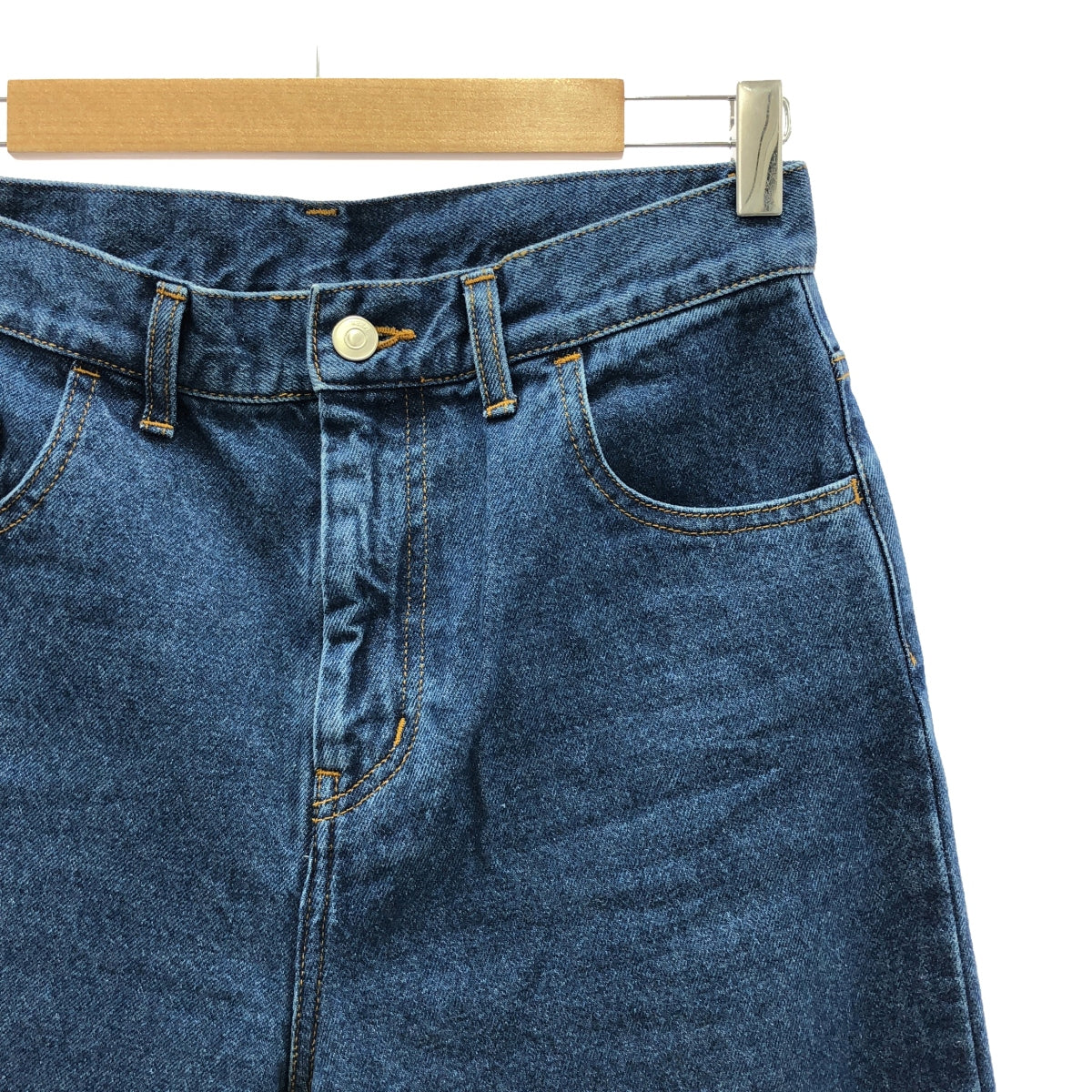 MEER. / メーア | 2024AW | STRAIGHT SOFT WIDE DENIM ワイド デニムパンツ | M | インディゴ | レディース
