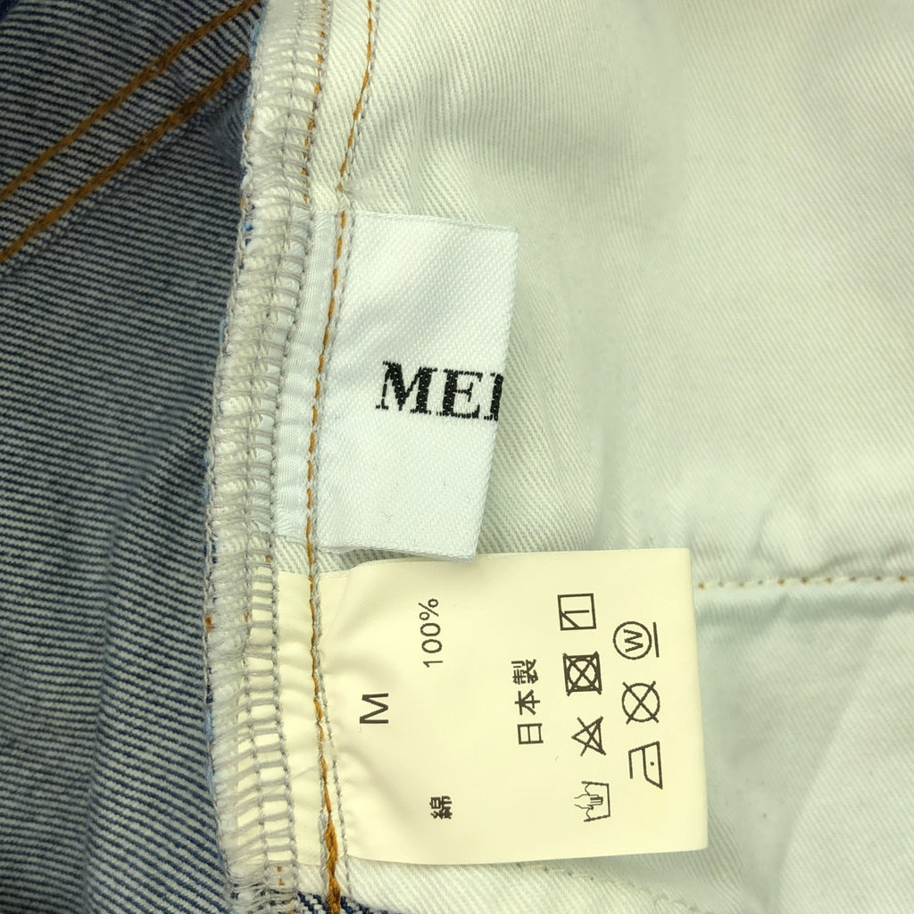 MEER. / メーア | 2024AW | STRAIGHT SOFT WIDE DENIM ワイド デニムパンツ | M | インディゴ | レディース