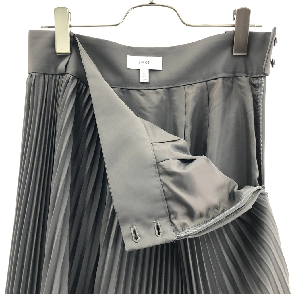 HYKE / 하이크 | PLEATED SKIRT 주름 롱 스커트 | 2 |