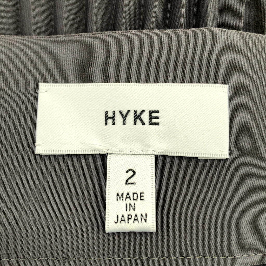 HYKE / 하이크 | PLEATED SKIRT 주름 롱 스커트 | 2 |