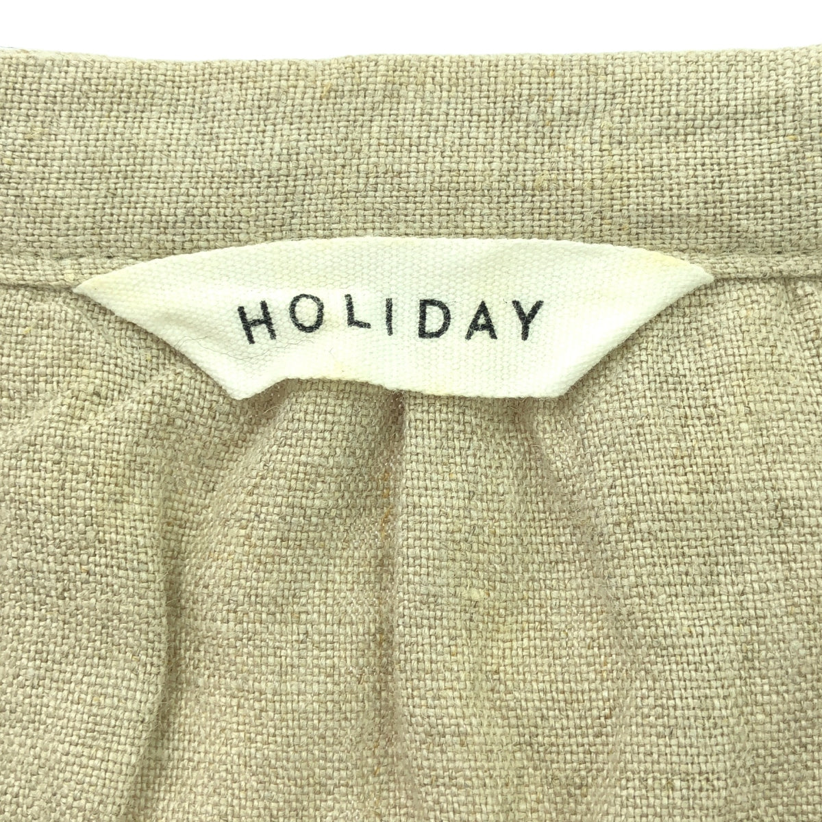 HOLIDAY / ホリデイ | HEAVY LINEN DRESS ワンピース | F | レディース