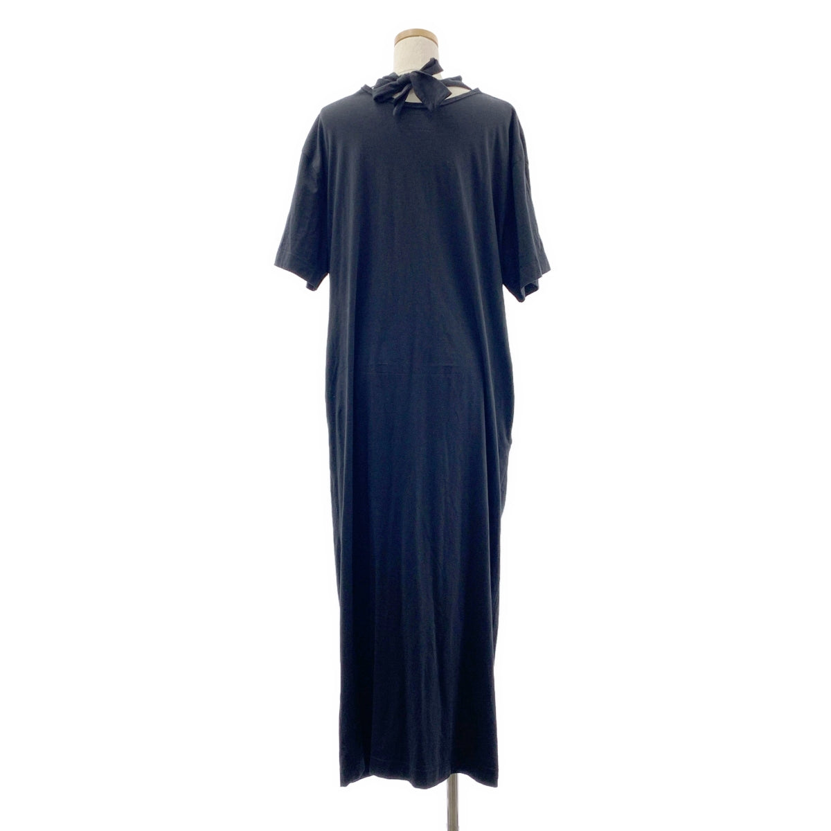 sawa takai | 2022 春夏 | 棉質緞帶口袋開衩連身裙 | S碼 | 女款