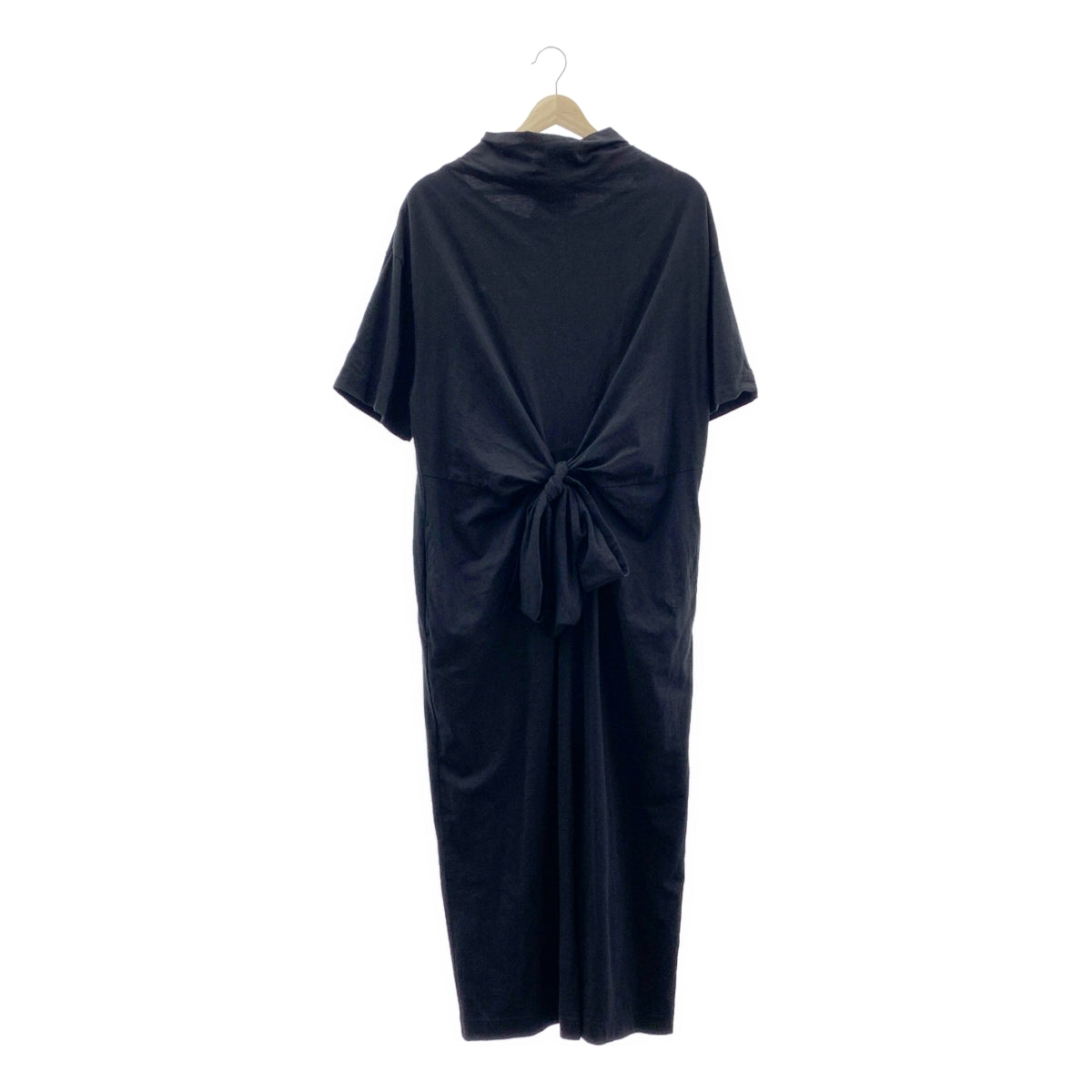 sawa takai / サワ タカイ | 2022SS | コットン リボン ポケット付き スリット ワンピース | S | レディース