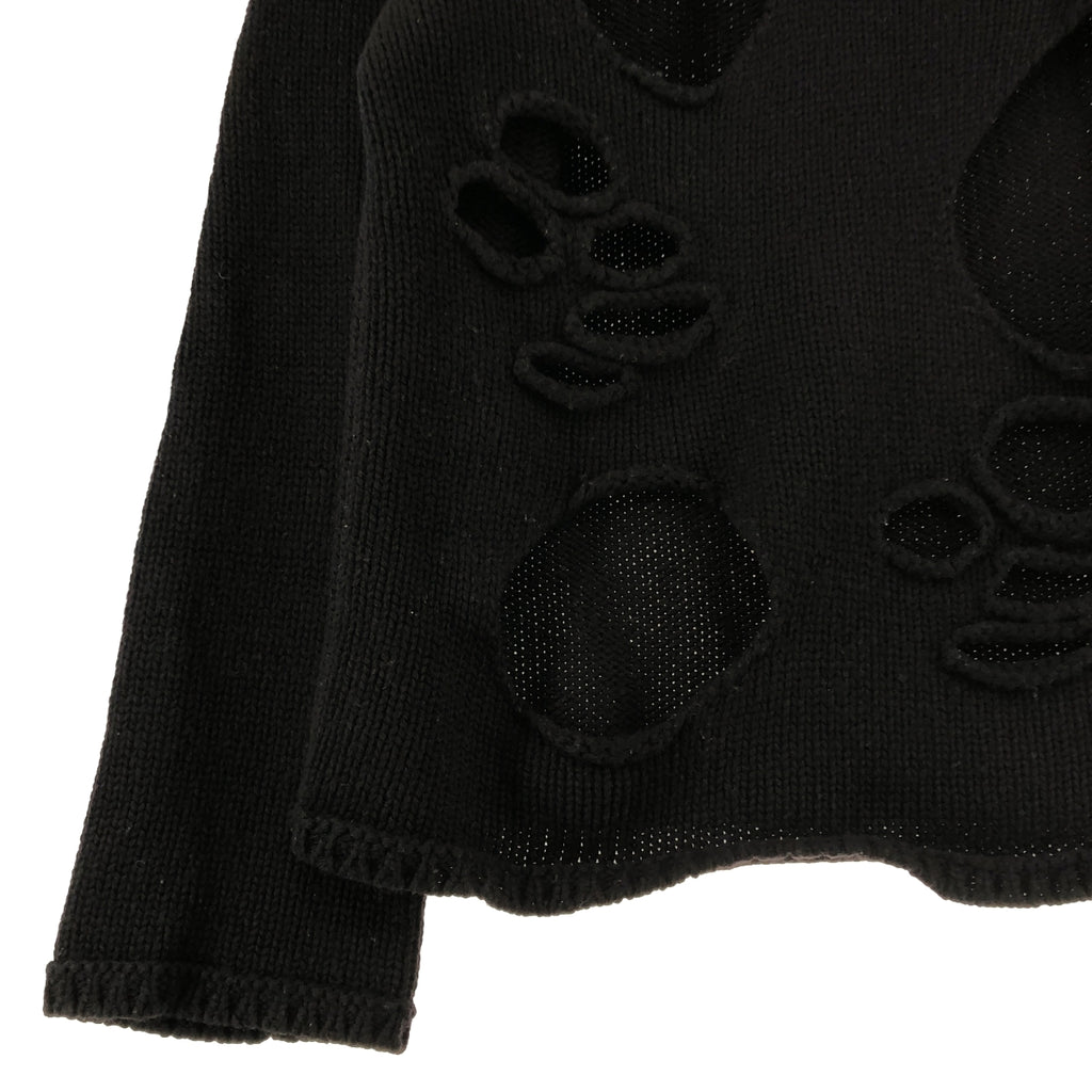 COMME des GARCONS / コムデギャルソン | 2017SS | black market / カットアウト ニット セーター | S | レディース
