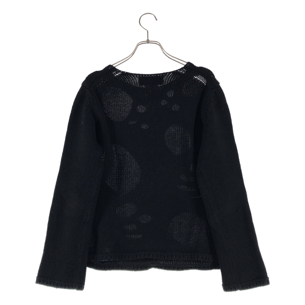 COMME des GARCONS / コムデギャルソン | 2017SS | black market / カットアウト ニット セーター | S | レディース
