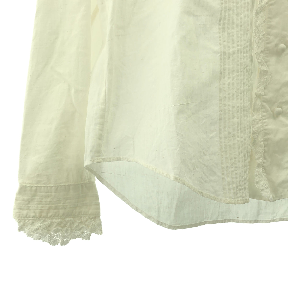 45r / 포티파이브아르 | 레이스 핀택 셔츠 | 2 | 여성