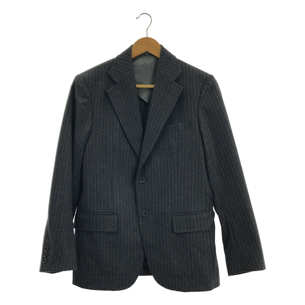 RAINMAKER / 레인 메이커 | 울 캐시미어 스트라이프 2B 테일러드 재킷 | 46 | 맨즈