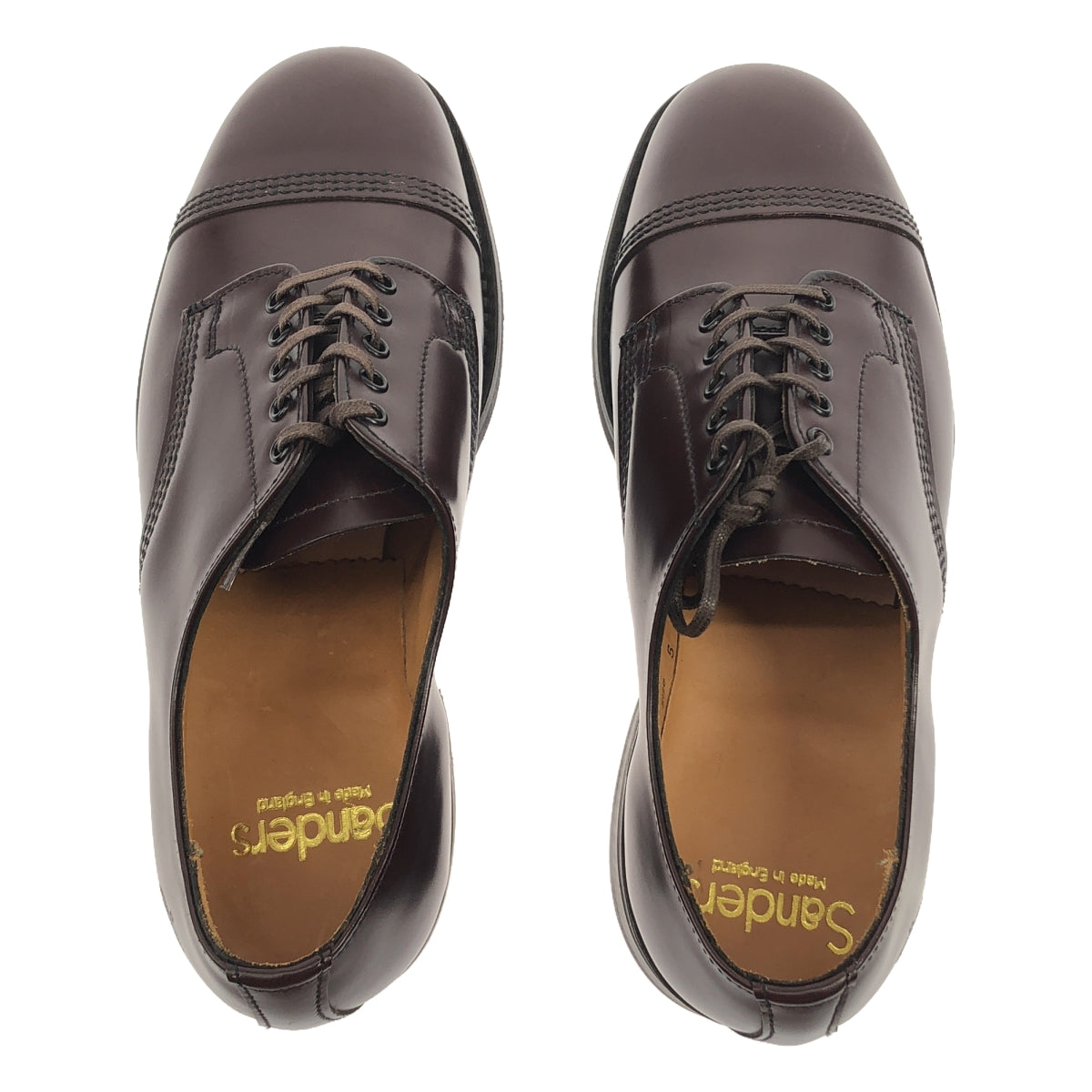 美品】 SANDERS / サンダース | FEMALE MILITARY DERBY SHOE / ミリタリーダービーシュー レザーシュ – KLD