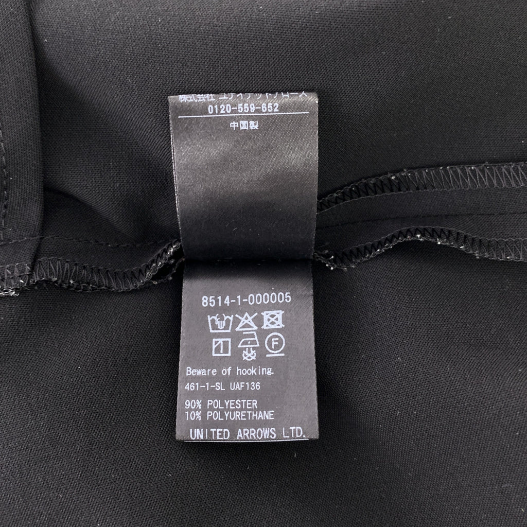 conte / コンテ | タック イージー テーパードワイドパンツ | 36 | ブラック | レディース