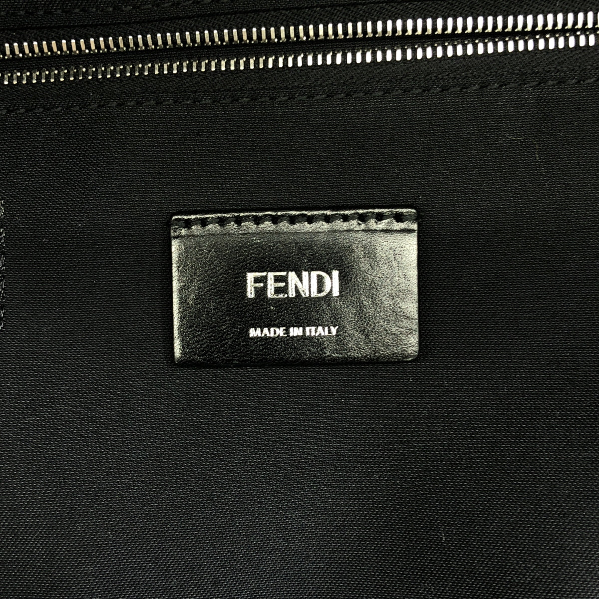 【미품】 FENDI / 펜디 | NYLON STAMP CAMOUFF 배낭 배낭 | NERO + MULTI / SILVER | 남성