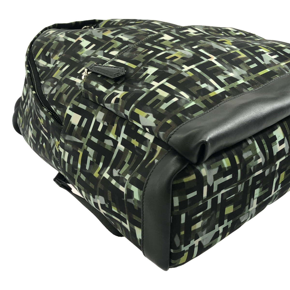 【美品】  FENDI / フェンディ | NYLON STAMP CAMOUFF リュック バックパック | NERO+MULTI/SILVER | メンズ