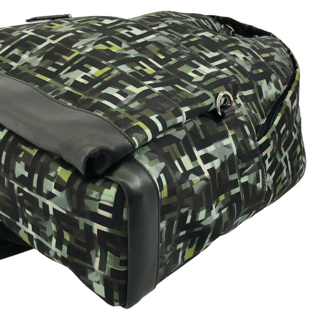 【美品】  FENDI / フェンディ | NYLON STAMP CAMOUFF リュック バックパック | NERO+MULTI/SILVER | メンズ