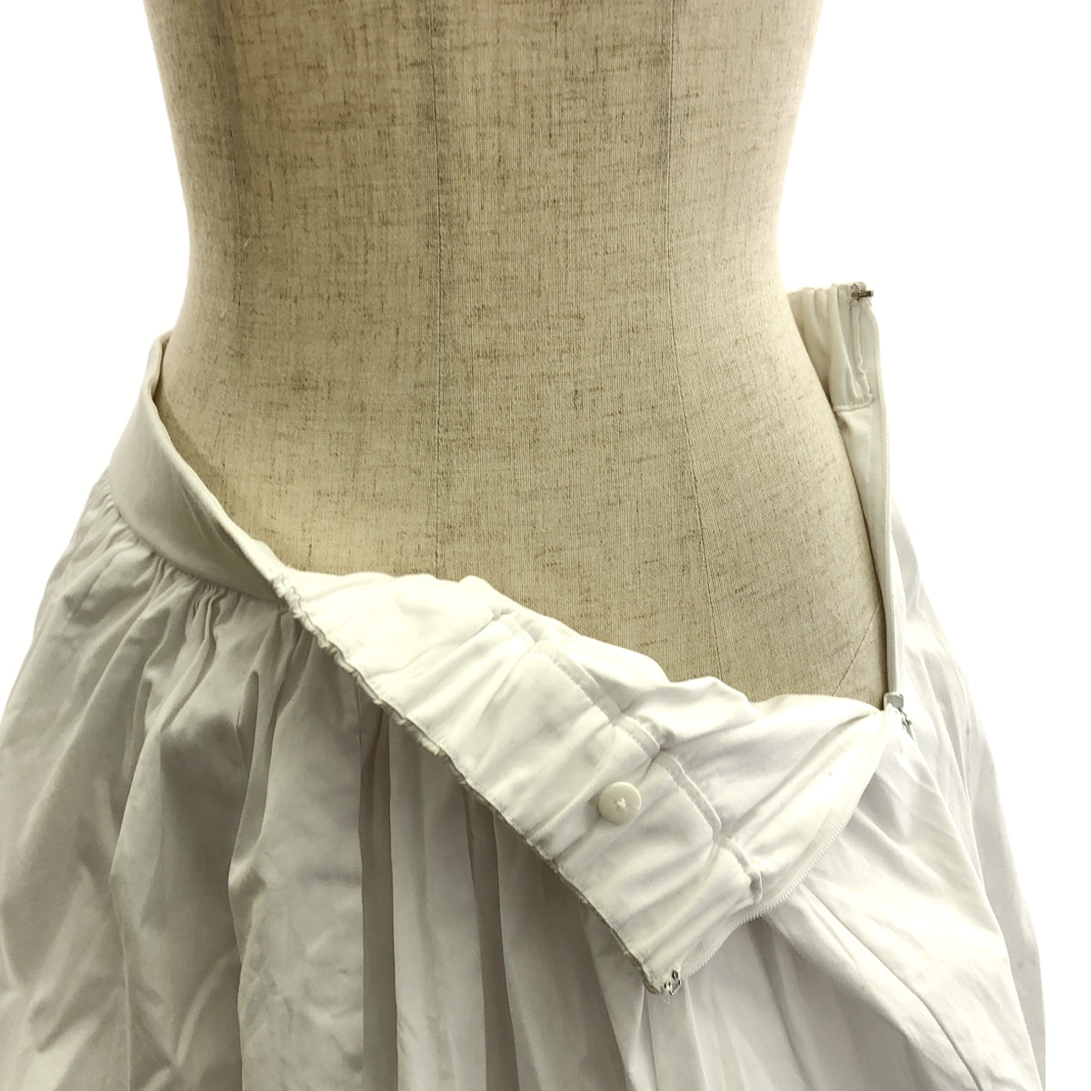 天鵝座 / 星座 |棉質氣球裙 |白色 |女性的