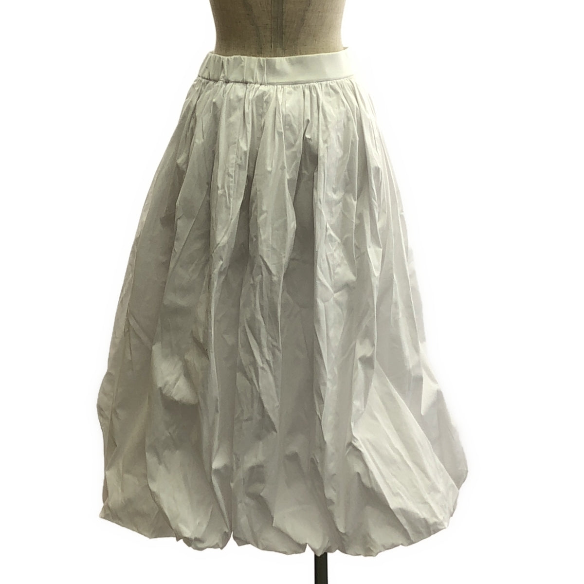 天鵝座 / 星座 |棉質氣球裙 |白色 |女性的