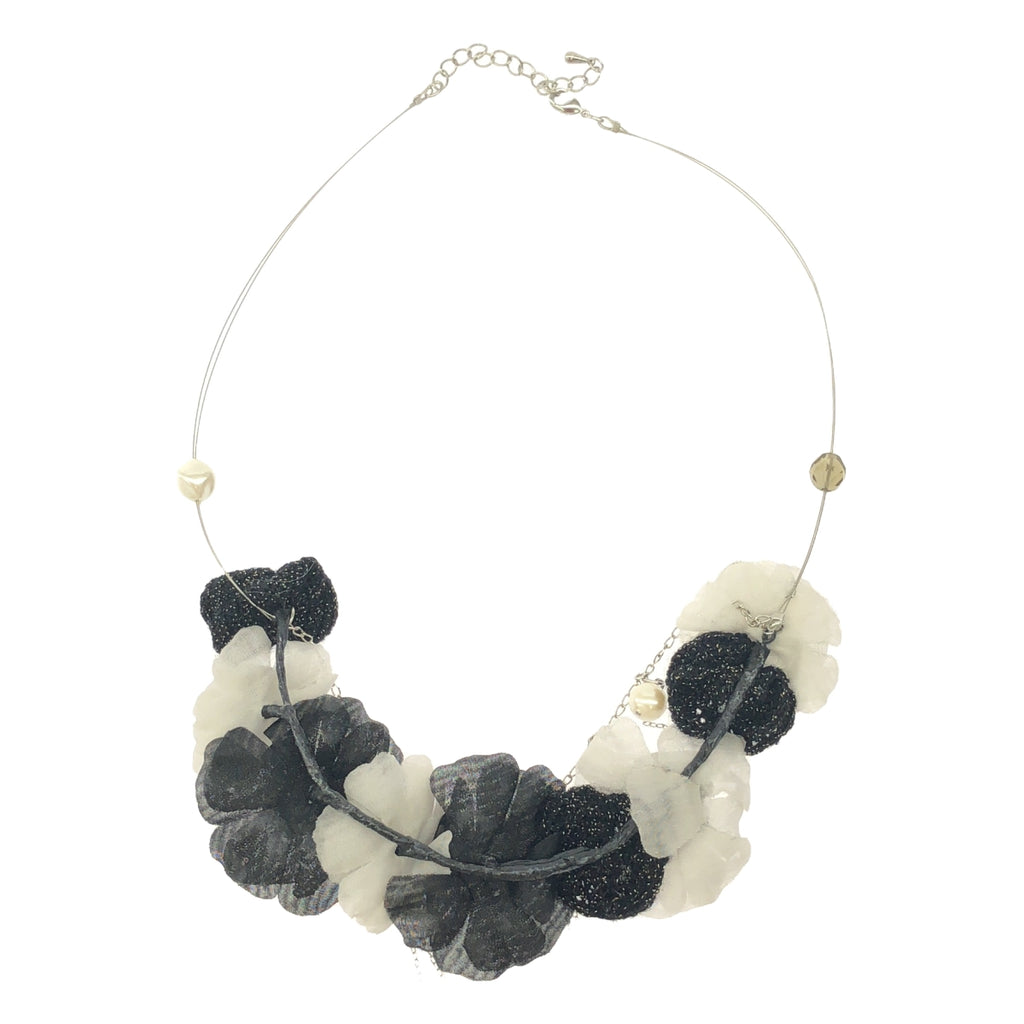 【美品】  rurumu: / 縷縷夢兎るるむう | アトリエ染花 フラワー装飾 ネックレス | black | レディース