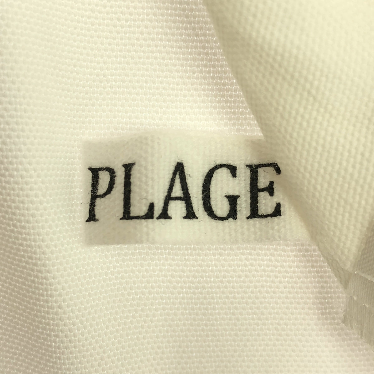 Plage / 플라주 | 2024AW | R'IAM / 노 컬러 셔츠 | 화이트 | 여성