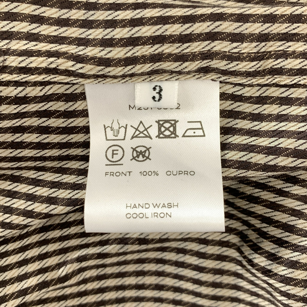 MATSUFUJI / マツフジ | キュプラ チェック ユーティリティ シャツ | 3 | メンズ