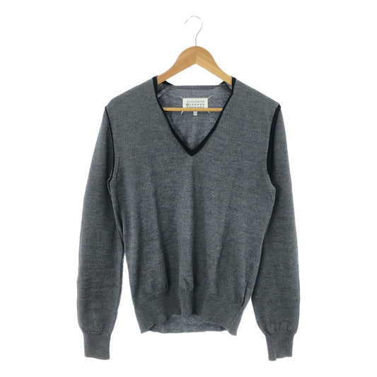 Maison Margiela | Inside-Out Knit Pullover | S | Grey/Black | Men's