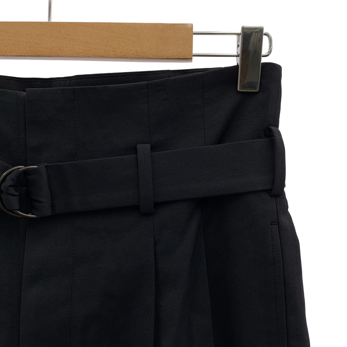 ASTRAET / アストラット | ハイウエスト 2タック テーパードパンツ | 1 | ブラック | レディース