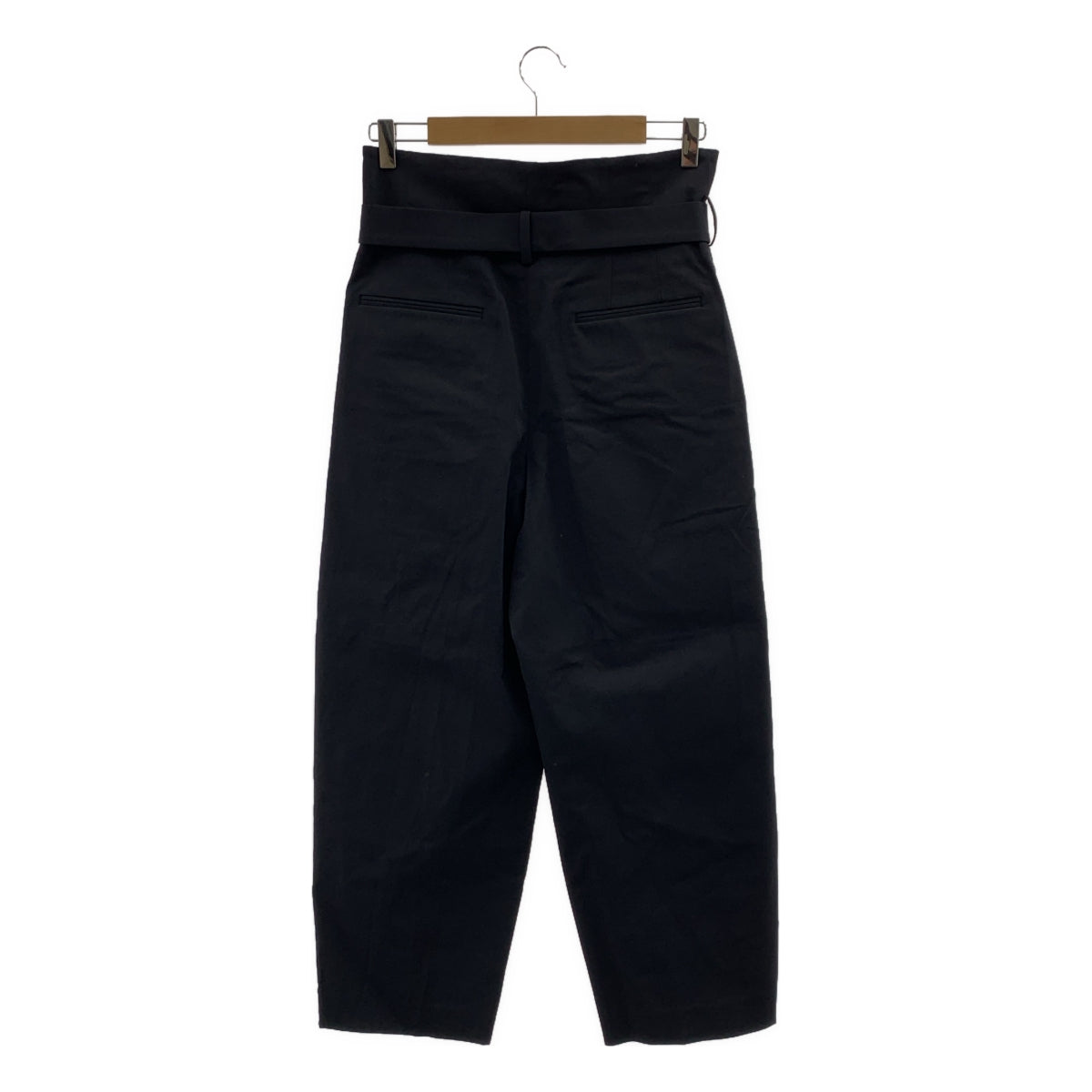 ASTRAET / アストラット | ハイウエスト 2タック テーパードパンツ | 1 | ブラック | レディース