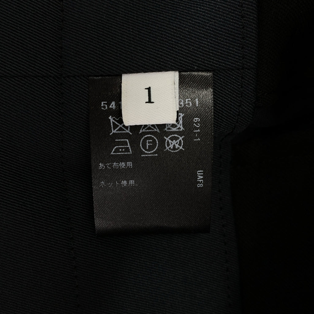 ASTRAET / アストラット | ハイウエスト 2タック テーパードパンツ | 1 | ブラック | レディース