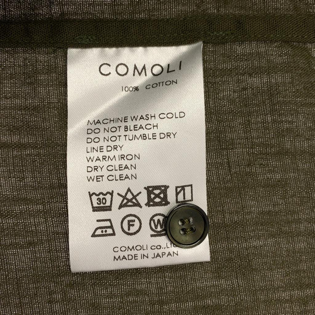 COMOLI | Beta-chan 開領襯衫 / T01-02012 | 尺寸 3 | 男款