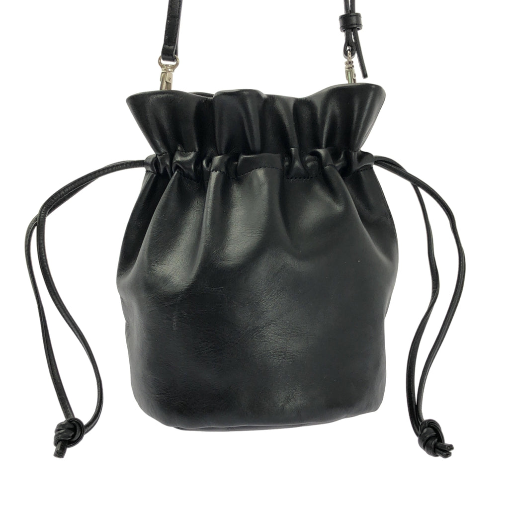 Rich I / リッチアイ | CYLINDER LEATHER PURSE BAG レザー 巾着 ショルダーバッグ |