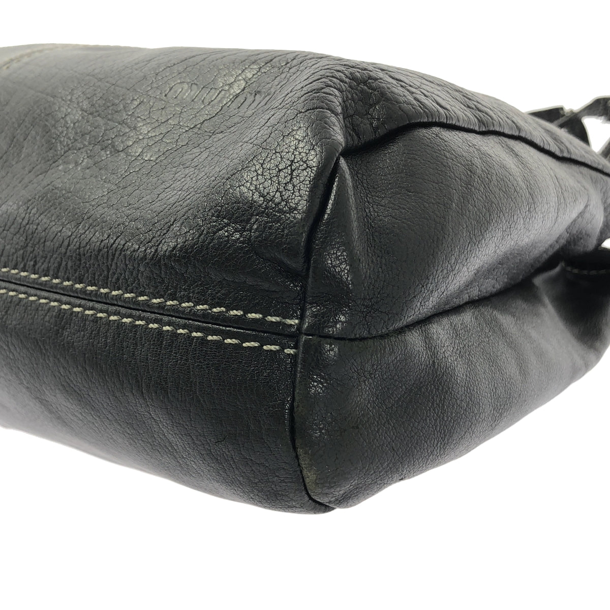 miu miu / 뮤 뮤 | 스티치 가죽 토트 백 |