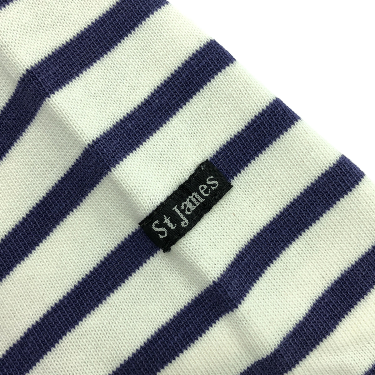 SAINT JAMES / セントジェームス | 推定1970s〜 vintage フランス製 旧タグ OUESSANT BORDER / ウェッソン ボーダー ボートネック バスクカットソー |