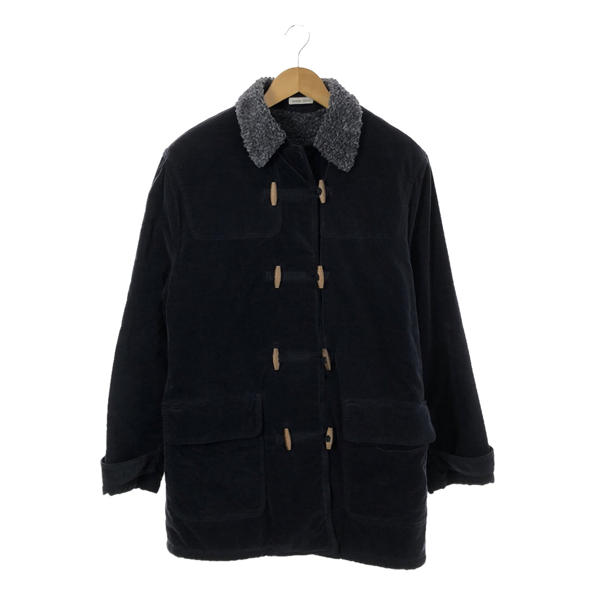 托馬斯·邁爾 / 托馬斯·邁爾 |棉質天鵝絨羊毛粗呢大衣 | 2 |海軍 |女性的