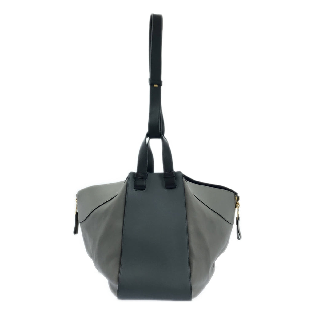 LOEWE | HAMMOCK / 中號小牛皮兩用包 | 灰色/黑色 | 女款
