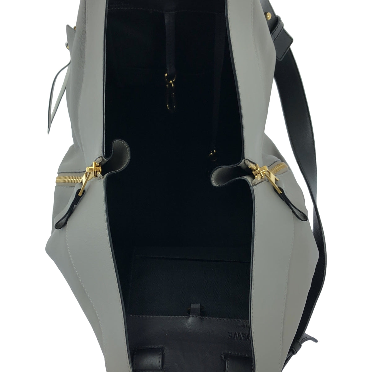 LOEWE / 로에베 | HAMMOCK 해먹 / 미디엄 송아지 2way 가방 | 그레이계/블랙 | 여성