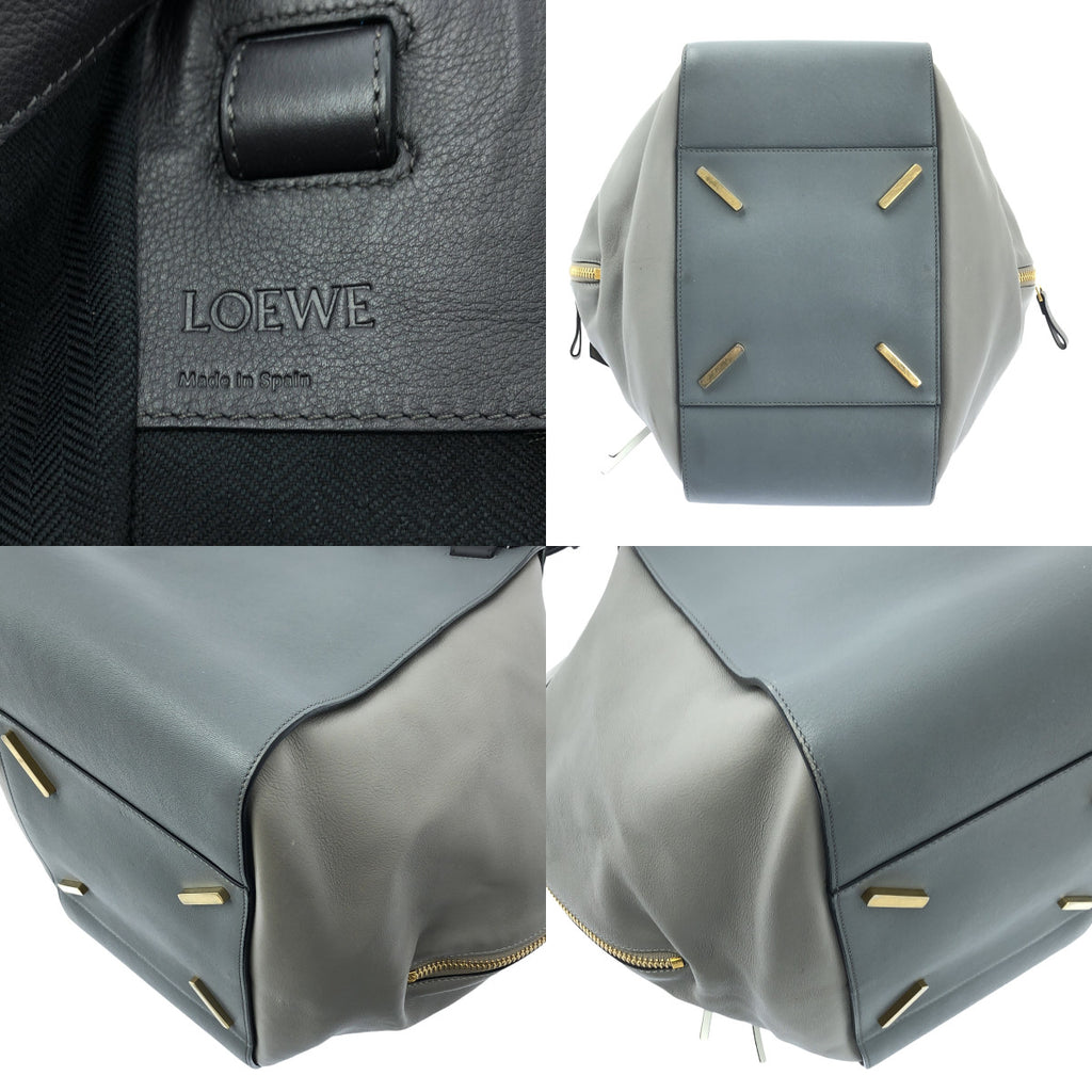 LOEWE | HAMMOCK / 中號小牛皮兩用包 | 灰色/黑色 | 女款