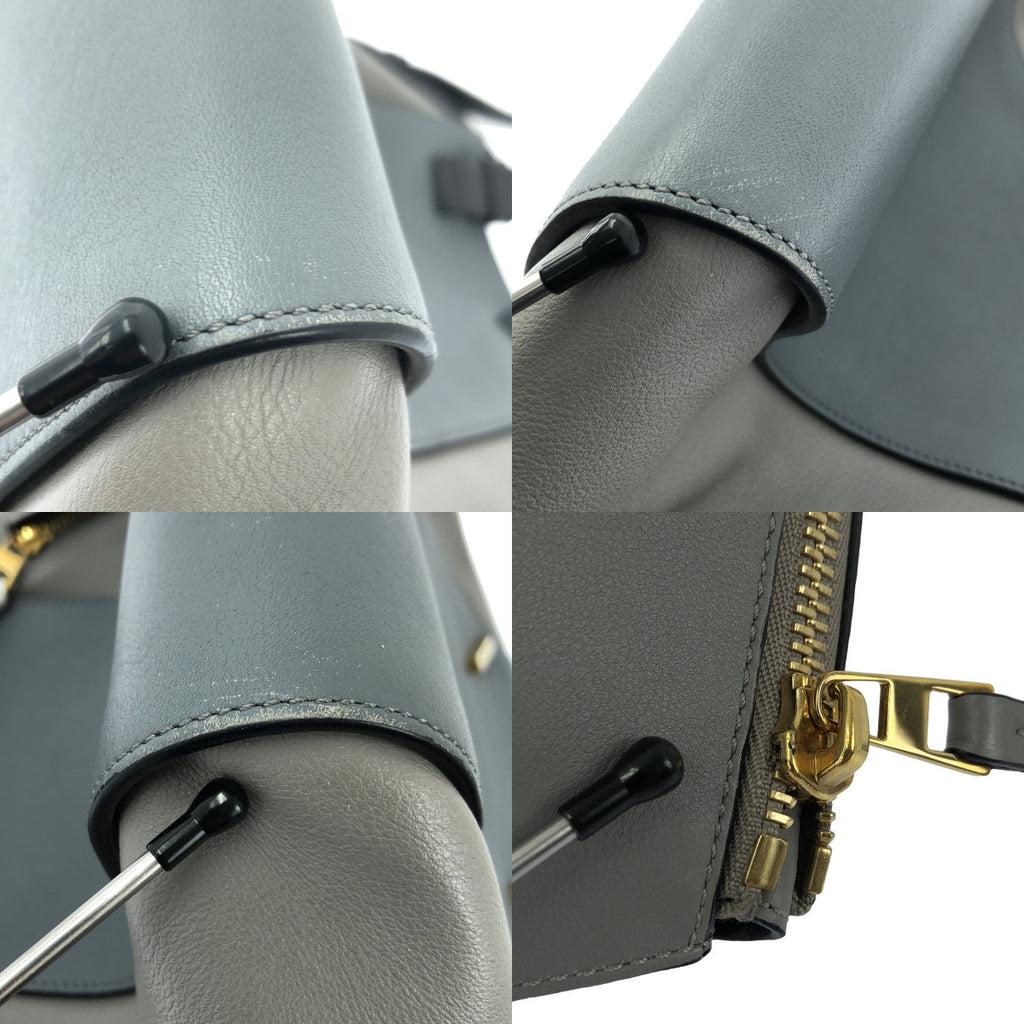 LOEWE | HAMMOCK / 中號小牛皮兩用包 | 灰色/黑色 | 女款