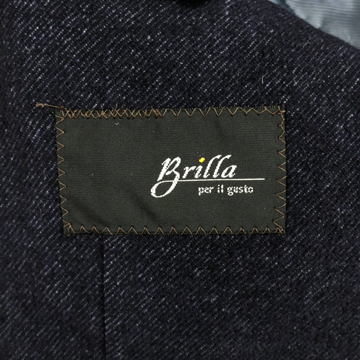 Brilla per il gusto / ブリッラペルイルグスト | シルク カシミヤ 3B テーラードジャケット | 46 | ネイビー | メンズ