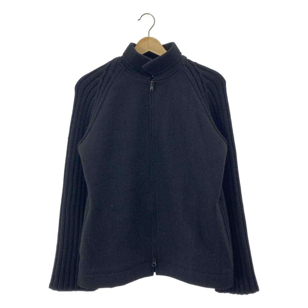 Y's / Y's Yohji Yamamoto | 羊毛針織袖拉鍊外套 | 3 碼 | 女款