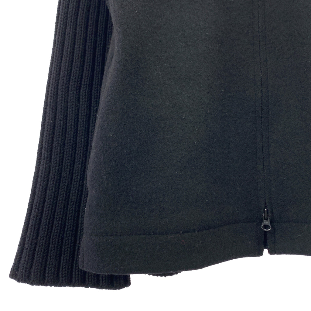 Y's / Y's Yohji Yamamoto | 羊毛針織袖拉鍊外套 | 3 碼 | 女款