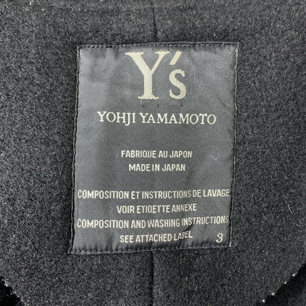 Y's / Y's Yohji Yamamoto | 羊毛針織袖拉鍊外套 | 3 碼 | 女款